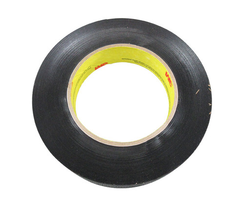 3M™ 021200-03174 Scotch® 481 Black 9.5 Mil Preservation Sealing Tape - 1" x 36 Yard Roll