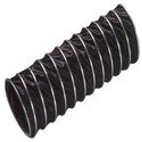 AERODUCT® CEET6 Black 1-1/2" Reinforced Neoprene Rubber Ducting - 10-Foot Length