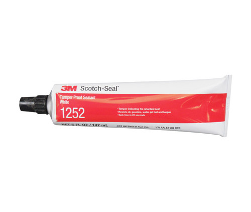 3M™ 021200-20193 Scotch-Seal™ 1252 White Tamper Proof Sealant - 5 oz Tube