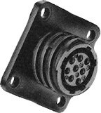 TE Connectivity 206433-1 8 Pin Female Cpc Sq - Flange #2 - 100/Pack