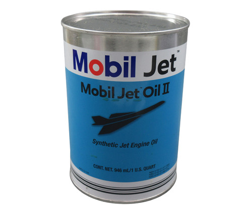 Mobil™ Jet™ Oil II MIL-PRF-23699G Spec Turbine Engine Lubricating Oil - Quart Can