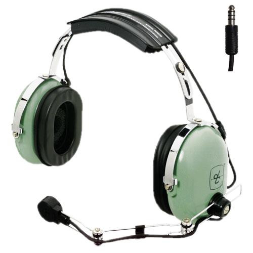 David Clark 12510G-01 Model H7030 Over-the-Head 36" Straight Cord Two-Way Radio Headset - 50/Pack
