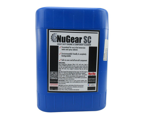 Nuvite® NuGear® SC Heavy-Duty Immersion Tank Aqueous Degreasing Compound - 5 Gallon Pail
