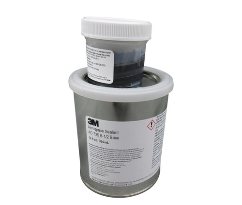 3M™ Aerospace AC-735 B-1/2 Non-Chromate Corrosion-Inhibitive Polysulfide Fuselage Sealant - Pint Kit (13 oz Net Wt)