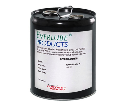 EVERLUBE® PERMA-SLIK® G Gray/Black MIL-L-23398D, Amend. 2, Type I Spec Air Drying MoS2 Solid Film Lubricant - 5 Gallon Pail