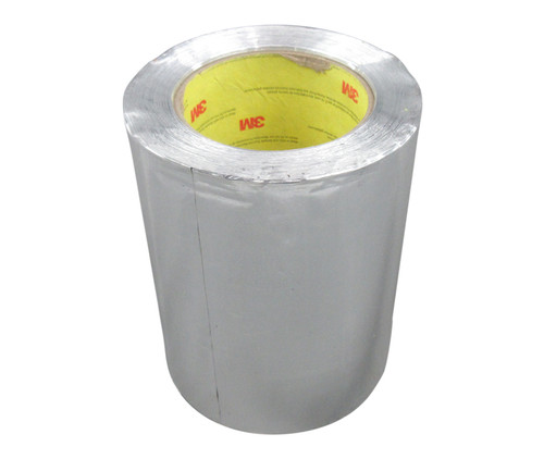 3M™ 051125-85335 Silver 425 Aluminum 4.6 Mil Foil Tape - 6" x 60 Yard Roll