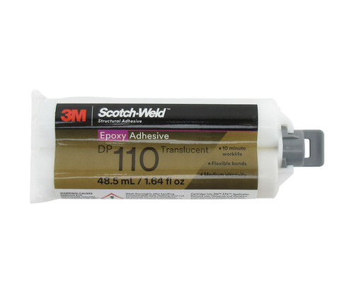 3M™ Scotch-Weld™ DP110 Translucent Epoxy Adhesive - 48.5 mL Cartridge