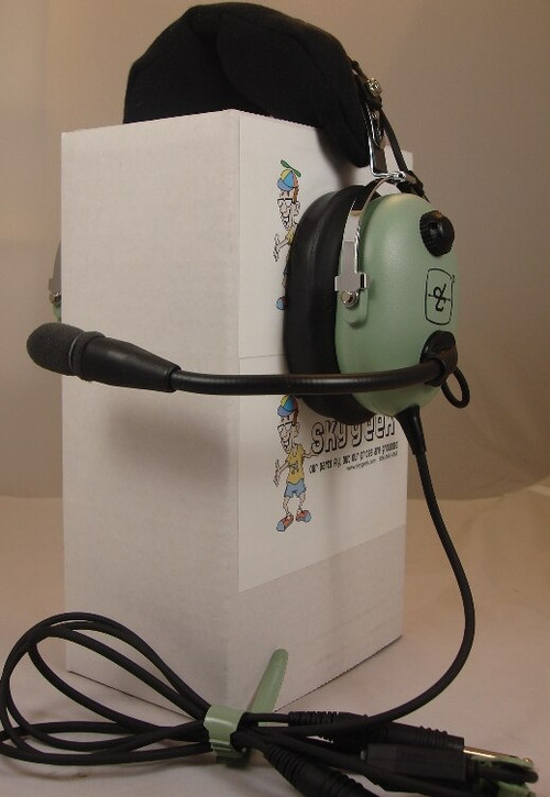 David Clark 40411G-04 Model H10-13Y Child Size Mono 5-Foot Straight Cord Aircraft Headset