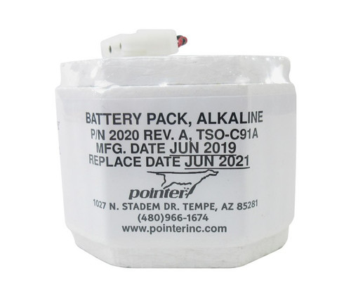 Pointer 2020 Alkaline ELT Battery for Pointer 3000 & 4000 Series ELT - 2 Year