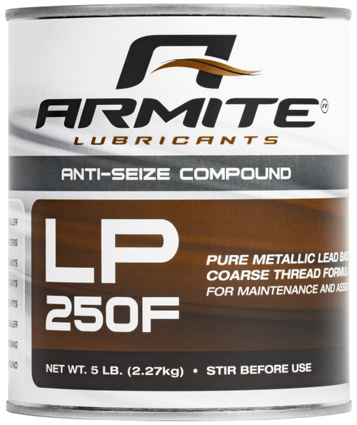 ARMITE™ LP-250F Gray Commercial Grade High-Temp Anti-Seize Compound - 5 lb Can