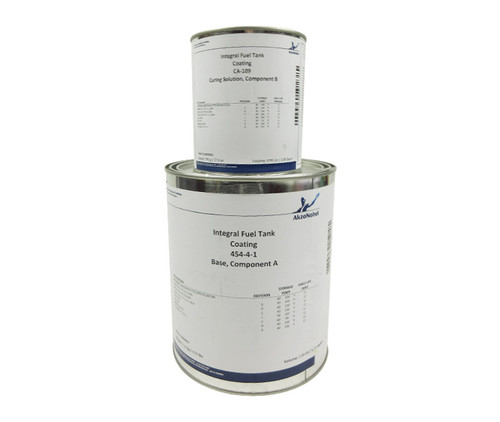 AkzoNobel 454-4-1/CA-109 Yellow BMS 10-20 Type II, Class A, Grade A Spec Integral Fuel Tank Coating - 1 Gallon Kit