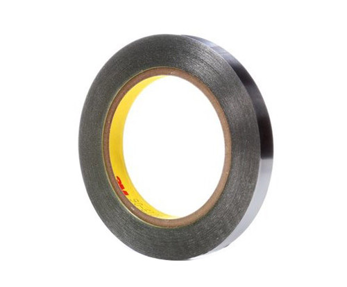 3M™ 051138-95305 Dark Silver 421 Lead Foil 6.3 Mil Tape - 1/2" x 36 Yard Roll