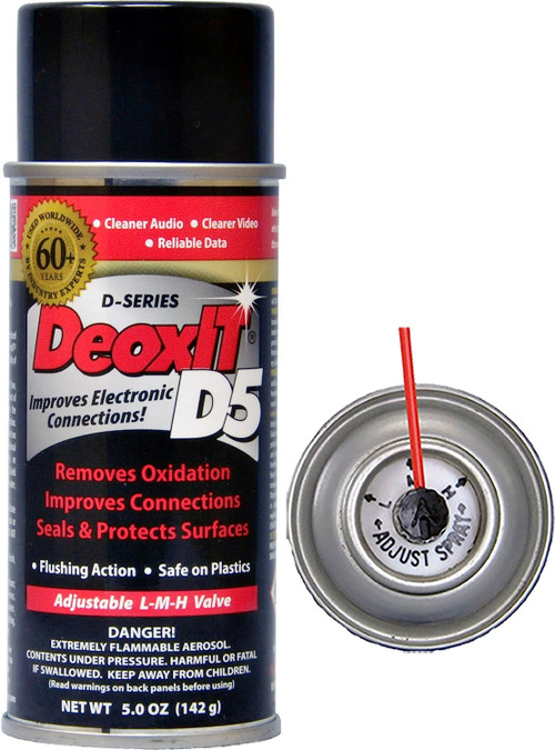 DeoxIT® D5S-6-LMH Maximum Strength Contact Cleaner - 5 oz Aerosol Can