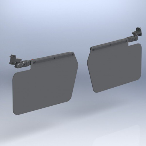 Rosen RMU2-300-1 Mitsubishi MU-2 (before s/n 165) FAA-STC'd Complete Sunvisor System Kit