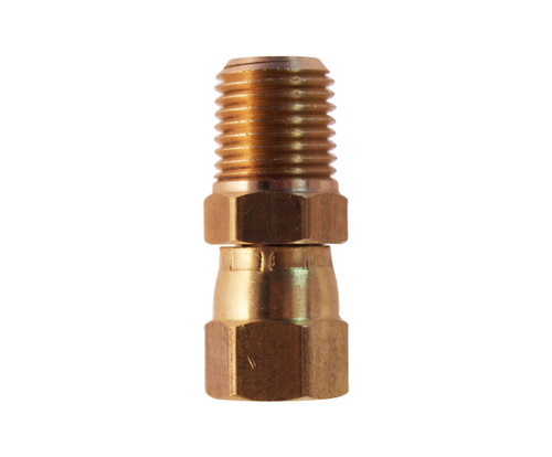 AERO Specialties O2N2FP0048 Brass Oxygen Fitting 1/4" Male NPT to 1/4" Female JIC
