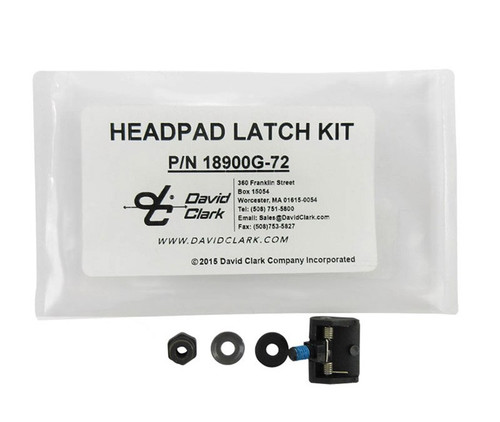 David Clark 18900G-72 Headpad Latch Kit