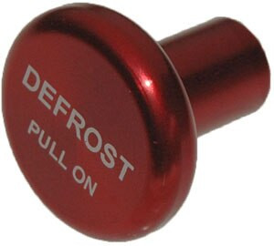 McFarlane Aviation 6277RD FAA-PMA Red Round Defrost Knob