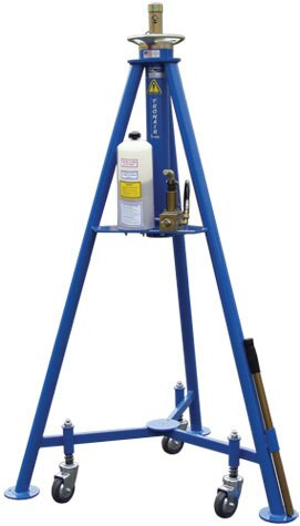 Tronair® 02-0566C0110 Blue Hydraulic Tripod Main Jack (5 ton) (CE)