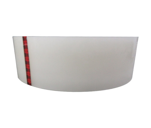 3M™ 021200-24989 Transparent 8681HS Non-Skip 14 Mil Slit Polyurethane Protective Tape - 2" x 36 Yard Roll