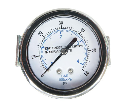 Tronair® H-2657 0-60 PSI Pressure Gage