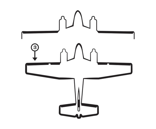 GOODRICH P25S7D5057-01 FASTboot® Raytheon Beechcraft 58, B60 & 95/55 LH Wing De-Ice Boot