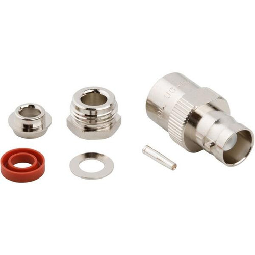 Amphenol RF 31-5 Brass/Nickle UG-89, RG-58, RG-141 & RG-303 Female Straight Connector, Plug, Electrical