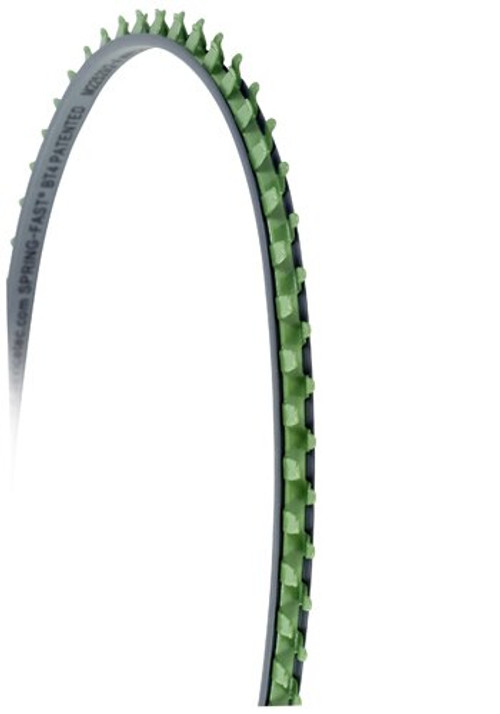 Military Specification M22529/2-8R-25 Green/Gray Composite Edging Grommet - 25-Foot Length