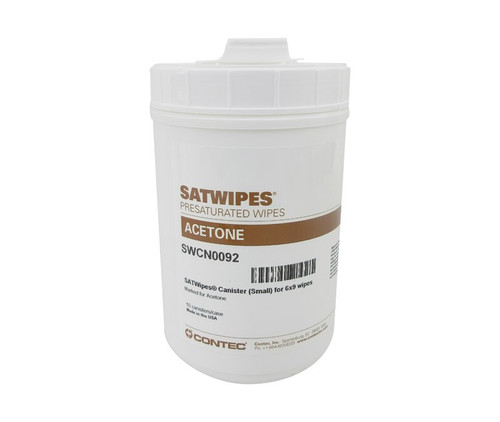 SATWIPES® SWCN0092 Acetone Wipe (SWC440045) Replacement Empty Canister Only