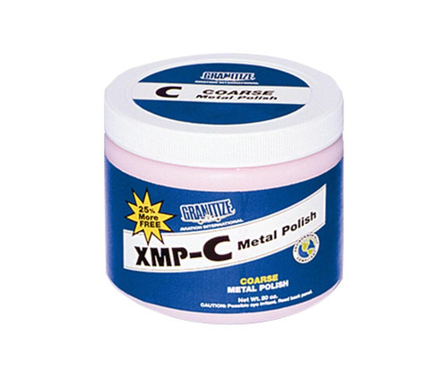 GRANITIZE™ Aviation XMP-C Pink Coarse Grade Medium Scratches Metal Polish - 20 oz Plastic Jar