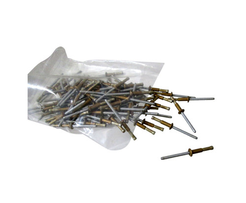 CHERRY® MS CR9163-4-04 Universal Head Self-Plugging Serrated Stem Blind Rivet - 100/Pack