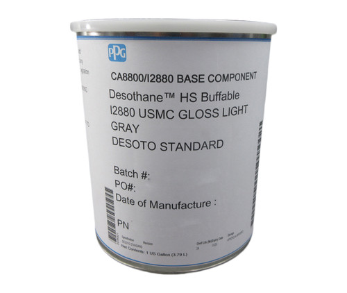 PPG® Desothane® CA8800/I2880 USMC Light Gray DeSoto® Standard Spec High-Solid Buffable Polyurethane Topcoat - Gallon Kit