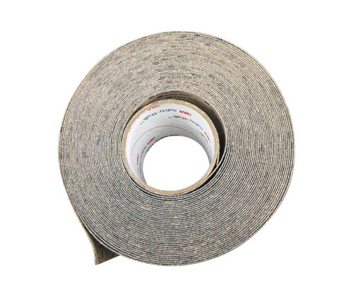 3M™ 048011-19322 Safety-Walk™ 370 Gray Slip-Resistant Medium Resilient Tapes & Treads - 4" x 60' Roll