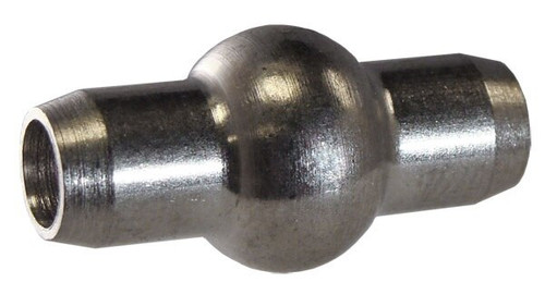 Military Standard MS20663C3 Stainless Steel 3/32" Wire Rope Swaging Double Shank Ball - 10/Pack