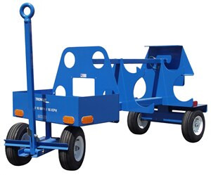 Tronair® 12-3104-0000 Four Bottle Cart (bottle transport cart only, painted blue) (CE)