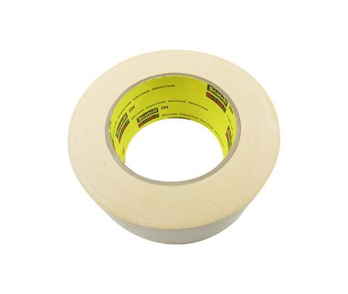 3M™ 021200-04244 Scotch® 234 Tan 5.9 Mil General-Purpose Masking Tape - 48 mm x 55 m Roll