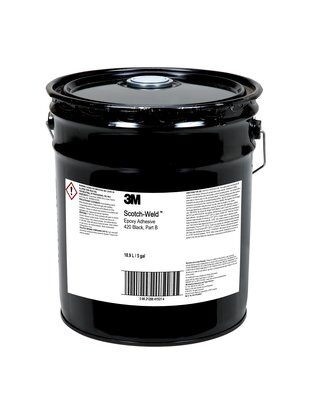 3M™ Scotch-Weld™ DP420 Black Part B Epoxy Adhesive - 18.9 Liter (5 Gallon) Pail