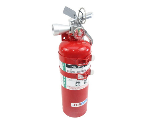 H3R Aviation Model B394TS Red 5.50 lb UL Rating 5B:C Halotron® 1 Cockpit/Cabin Fire Extinguisher