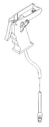 PPG® Semco® 233673A 250A-S Gun Handle Assembly with Hose