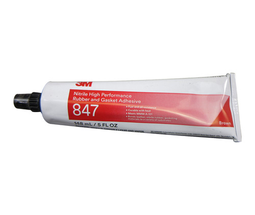 3M™ 021200-19718 Scotch-Weld™ 847 Brown Nitrile High Performance Rubber & Gasket Adhesive - 5 oz Tube