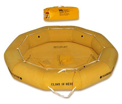EAM Worldwide T6 Life Raft 6 Man - Single-Tube - FAR 135 - R0102A103