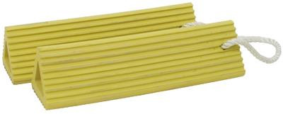 Tronair® 99-9016-6030 Yellow 30" Aircraft Wheel Chocks