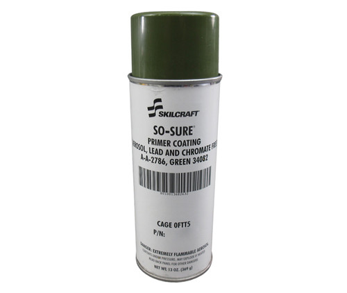 Skilcraft® 0784-348 SO SURE® FS#34082 Green A-A-2786 General-Purpose Primer Coating - 13 oz Aerosol Can