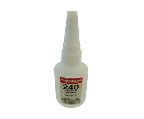 Permabond® 240 Clear Cyanoacrylate Adhesive - 1 oz Bottle