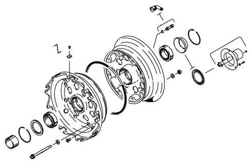 Cleveland Wheel & Brake 40-203 Wheel Assembly