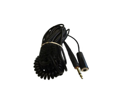 David Clark 18874G-06 Model C31-26DG Day-Glo Orange 26' High-Visibility Coil Cord GSE Headset Extension