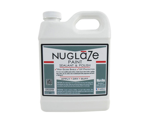 Nuvite® NuGlaze® PolyFluoro Sealant Aircraft Paint Glosser & UV Protectant - Quart Bottle