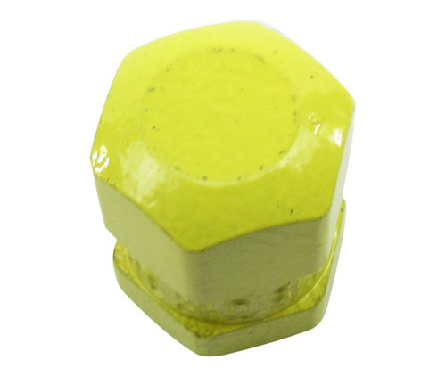 Dill Air Controls 637 Yellow Brass Aircraft Valve Cap