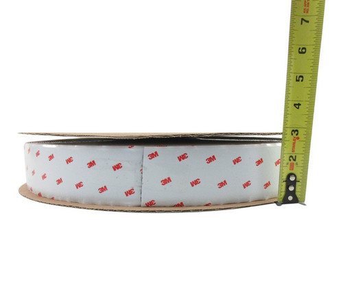 3M™ 021200-23192 Scotchmate™ SJ3518FR Black Flame Resistant Loop Fastener - 2" x 0.14" x 50 Yard Roll