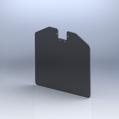 Rosen RAC-200-16 Twin Commander 500 & 560 Series Monorail Gray Replacement Sunvisor System Lens Only
