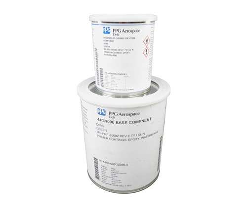 PPG® Deft® 44-GN-098 Green MIL-PRF-85582 Type I Class N Spec Chrome Free Water Reducible Epoxy Primer - Gallon Kit